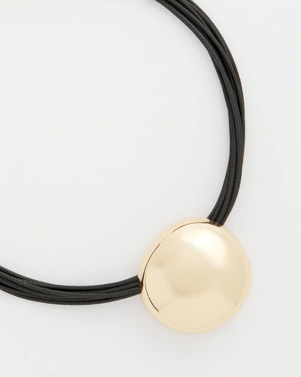 Gold Pendant Cord Necklace | Chico's Gold Pendant Cord Necklace | Chico's